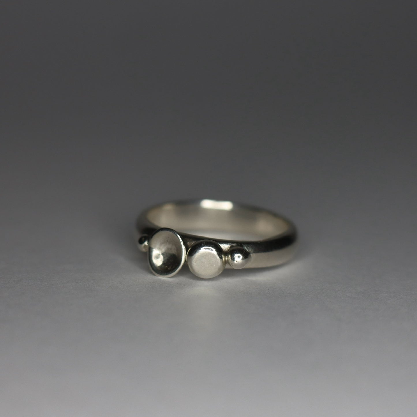 Sterling Silver ‘Silvestre’ Pebble Ring