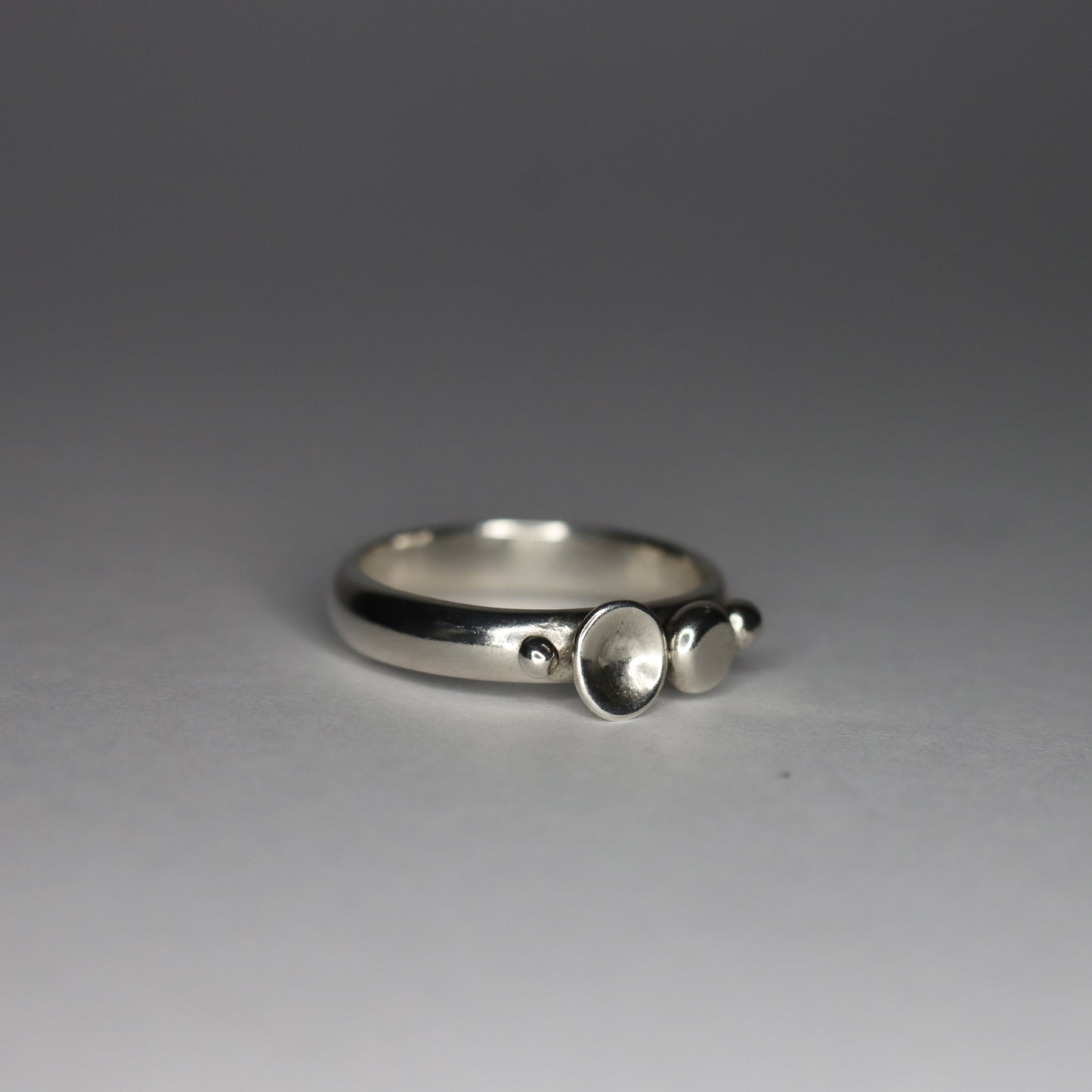 Sterling Silver ‘Silvestre’ Pebble Ring