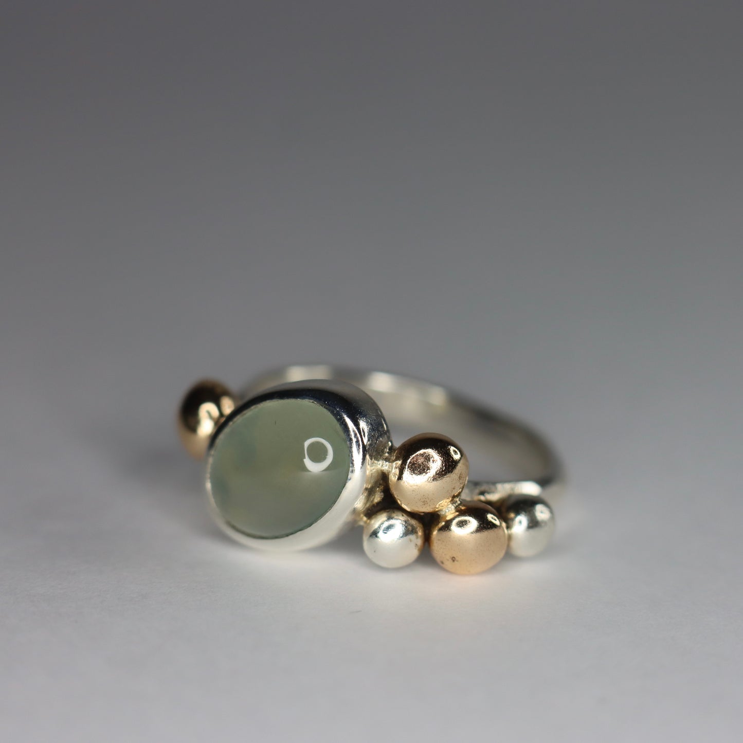 Chrysoberyl, Gold and Sterling Silver