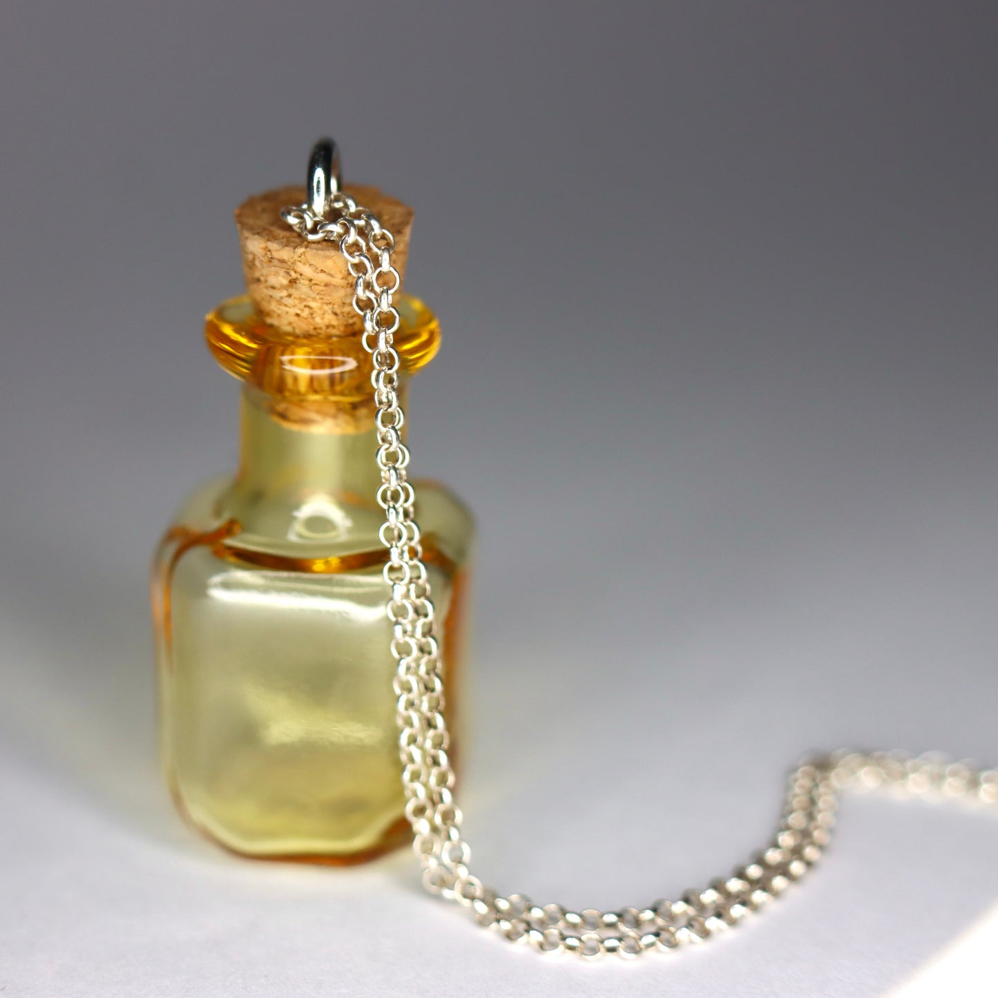 Mini Glass Bottle Pendant