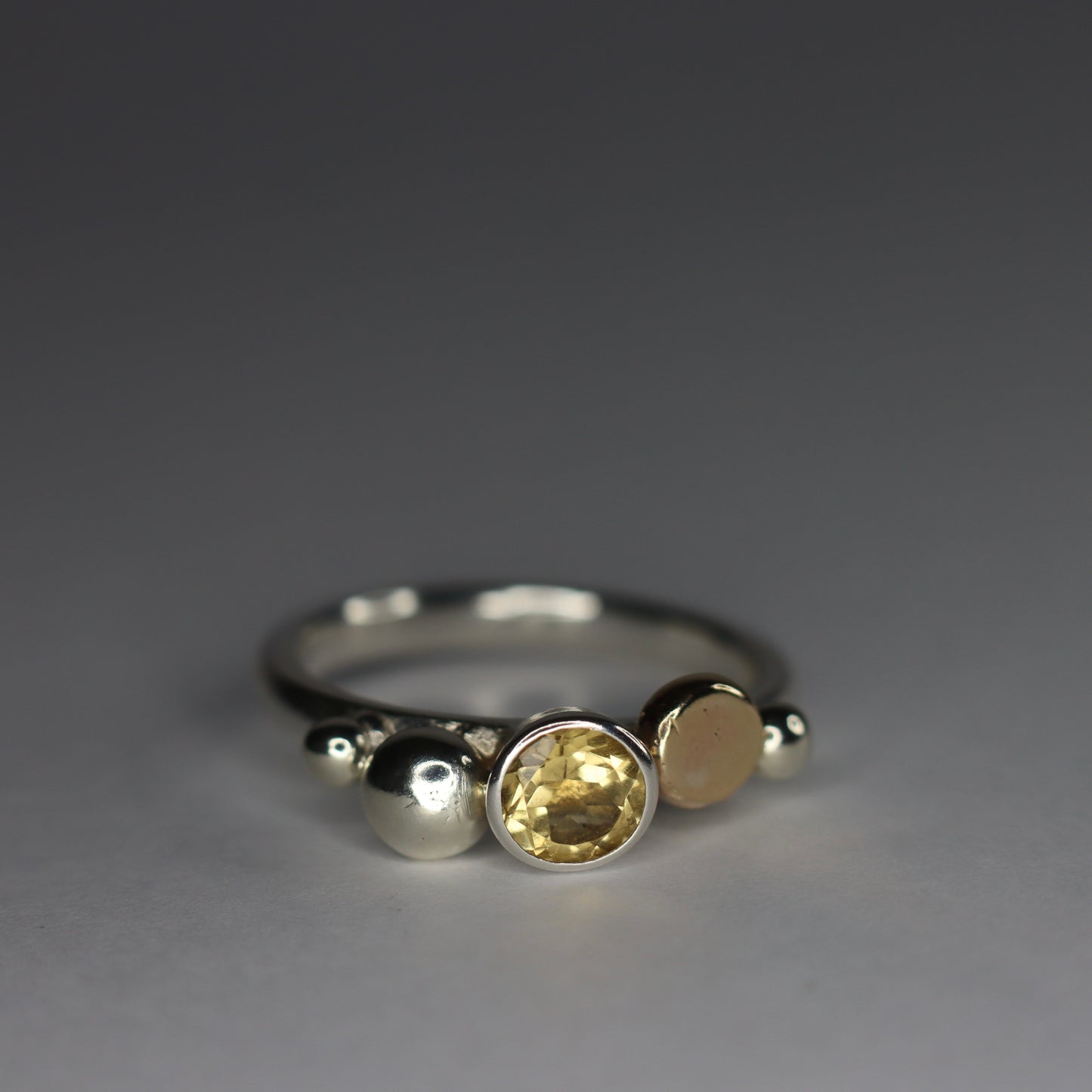 Citrine, 9ct White and Yellow Gold, Sterling Silver