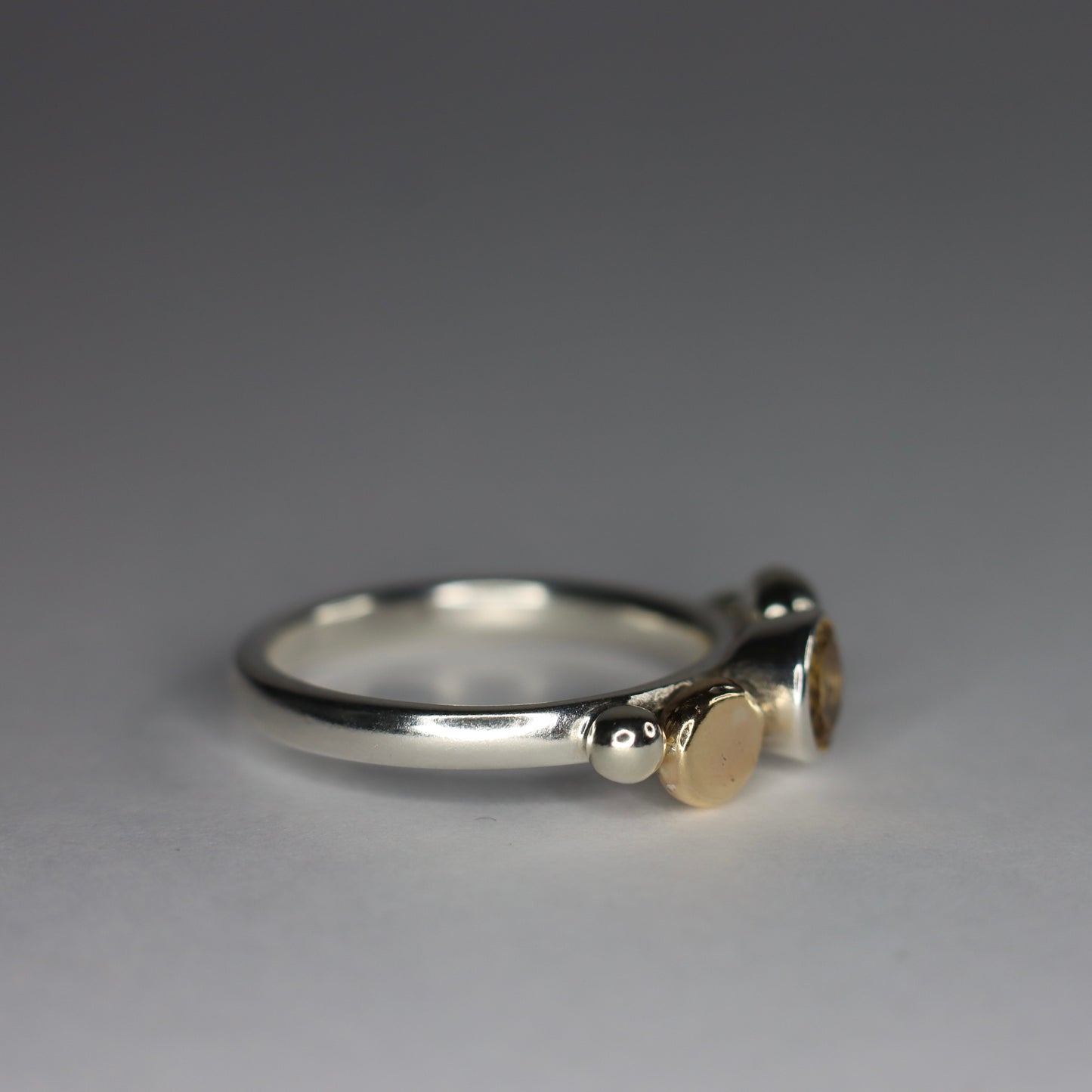 Citrine, 9ct White and Yellow Gold, Sterling Silver