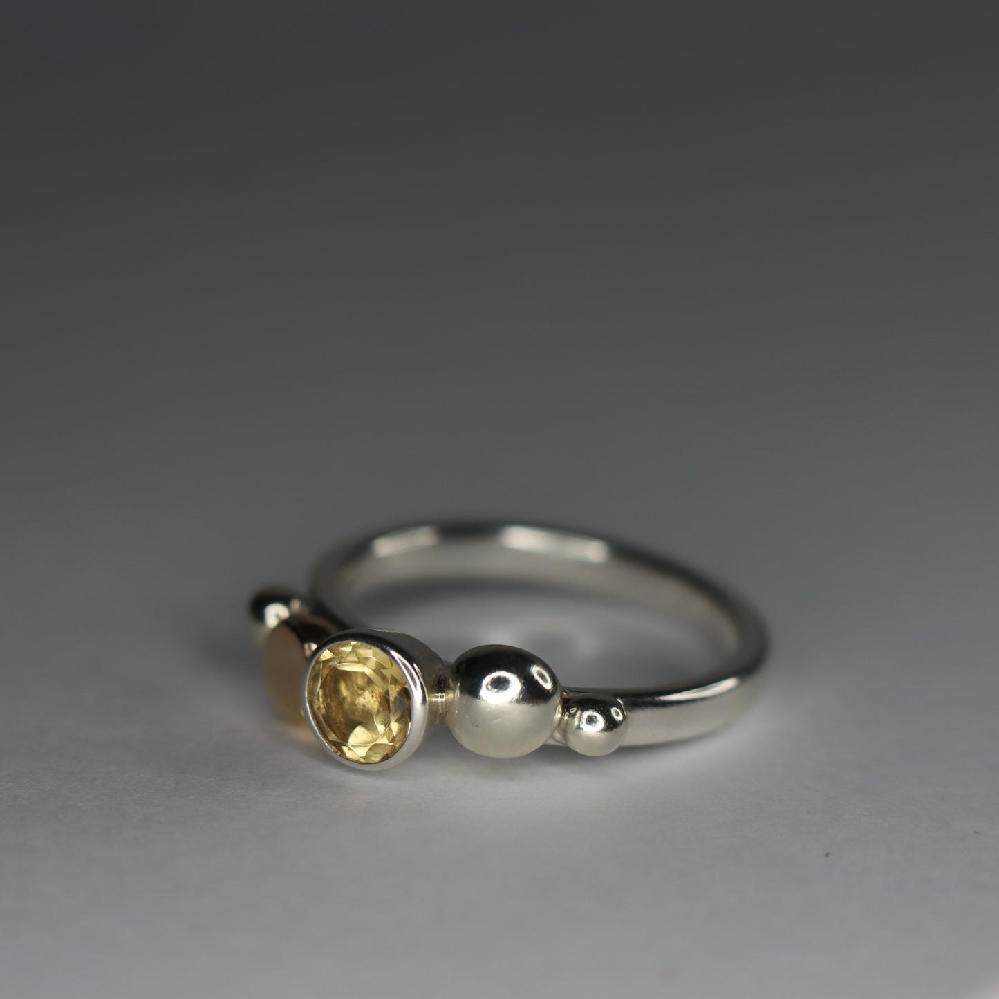 Citrine, 9ct White and Yellow Gold, Sterling Silver