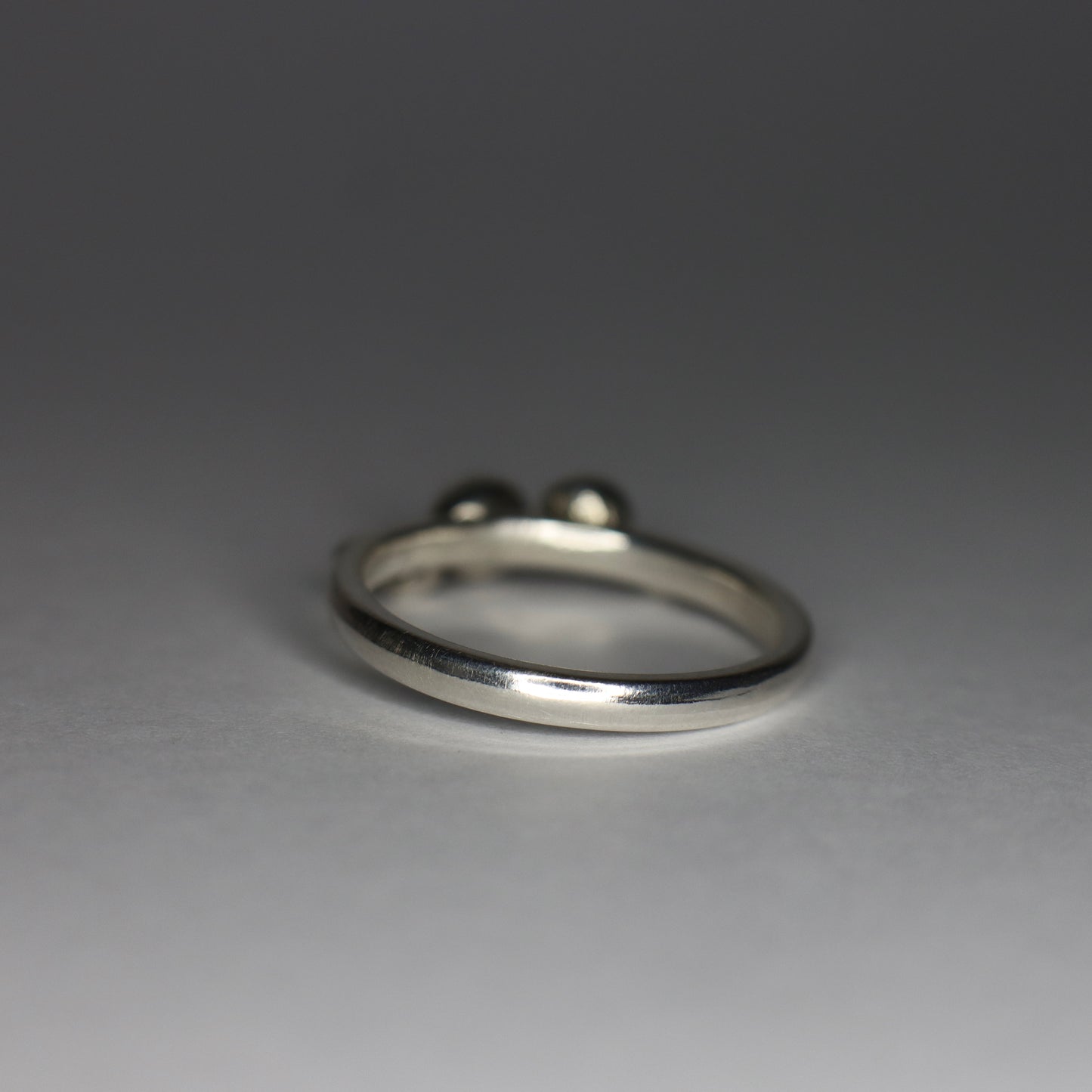 Recycled Silver Pebble Ring