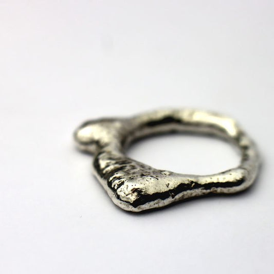 Reticulated Sterling Silver Ring